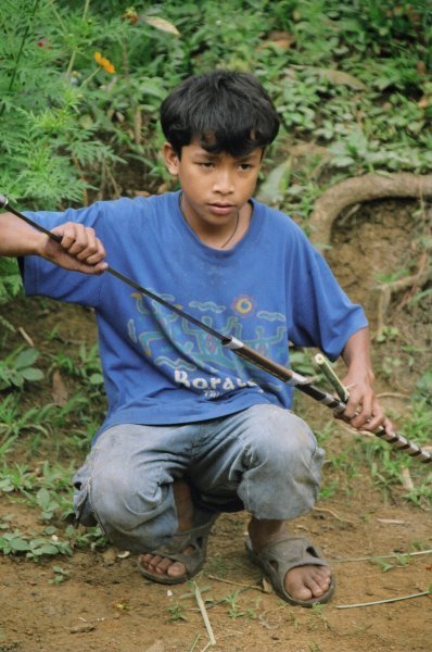 Kid with machete, Inaman