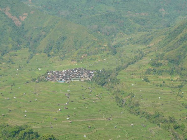 Lubo amid its rice terraces