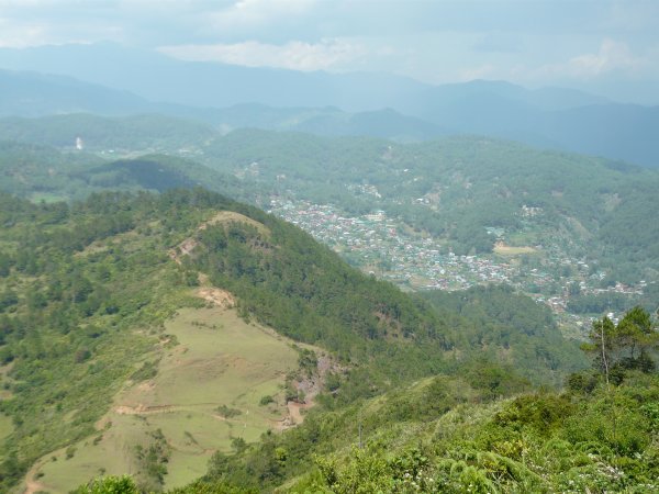 Sagada seen from near the top of Mount Ampucao