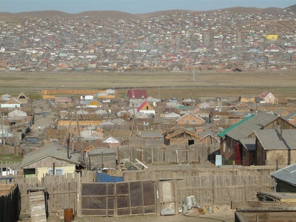 The outskirts of Ulaanbaatur