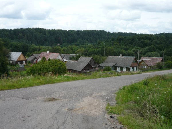 First village after crossing into Belarus