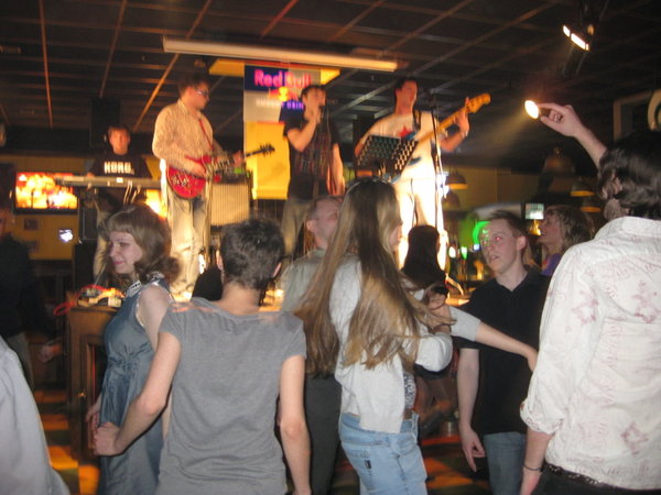 Dancefloor in a bar