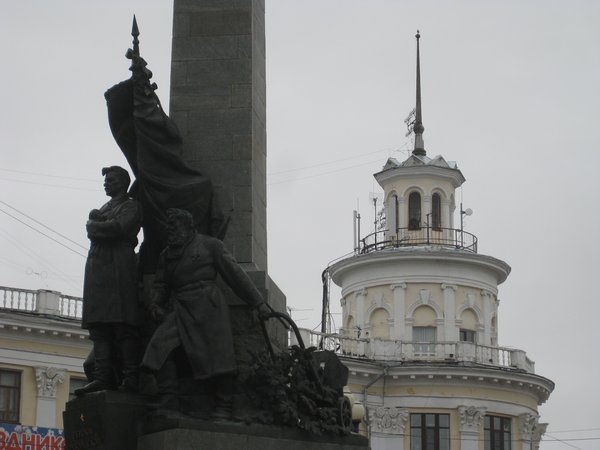 Statue in Khabarovsk