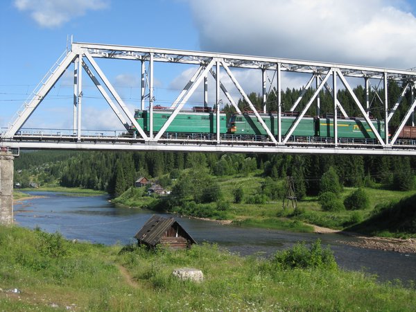 Railway bridge at Usva