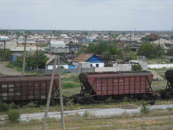 Northern Kazakhstan railway town