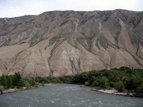The river at Kyzyl Oi