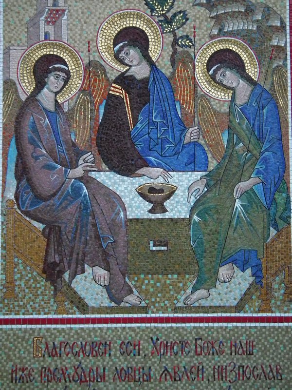 Mural from that church between Khovrino and Khimki