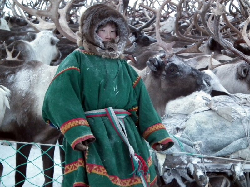 Nenets child, Yamal Peninsula