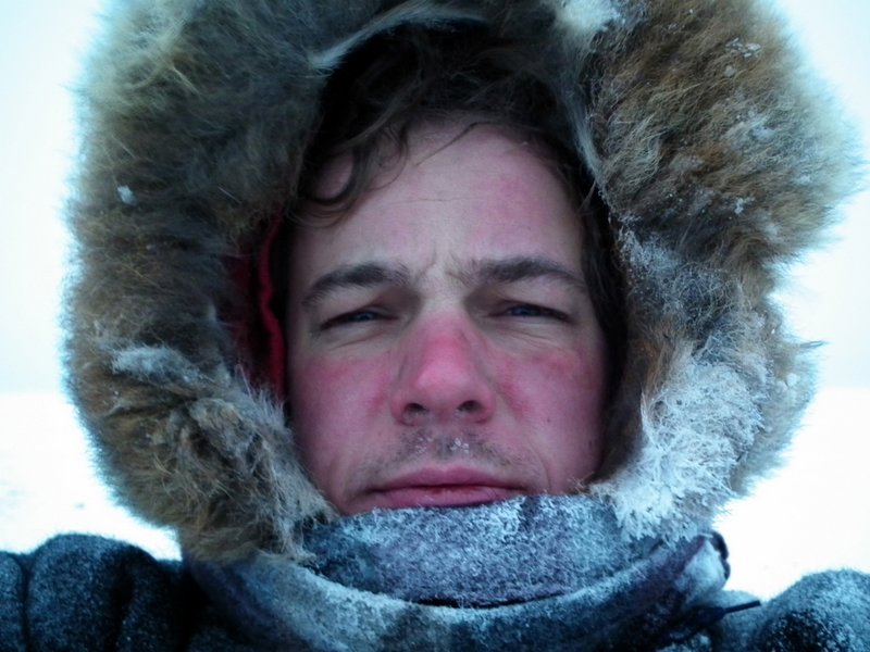 Me, having spent about 6 hours outside in minus 40 Centigrade, Yamal Peninsula