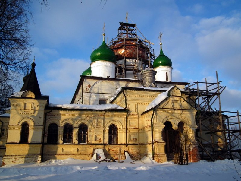 Church under restoration, Pereslavl Zalessky