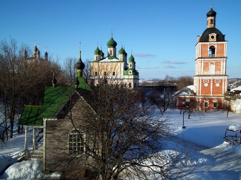 Belltower and churches, Pereslavl Zalessky