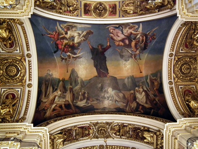 Inside St Isaac's Cathedral, St Petersburg