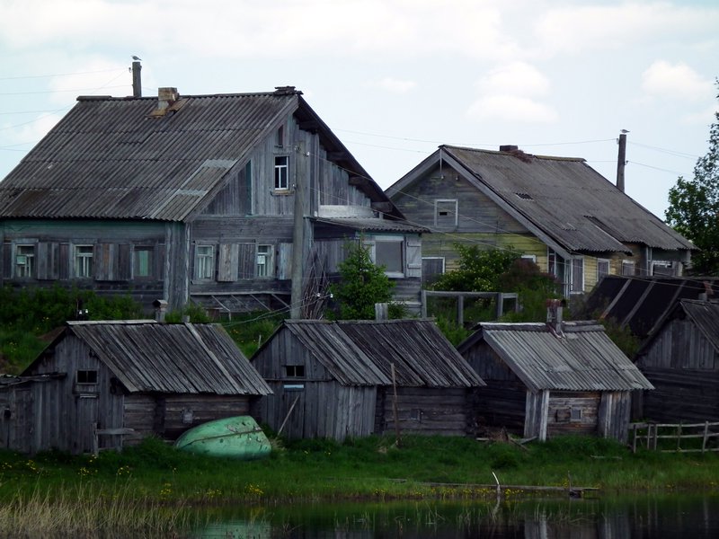 Houses in a Karelian village