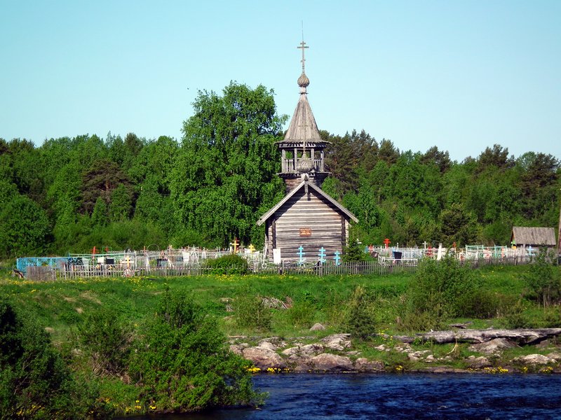 The church in Pyalma, Karelia