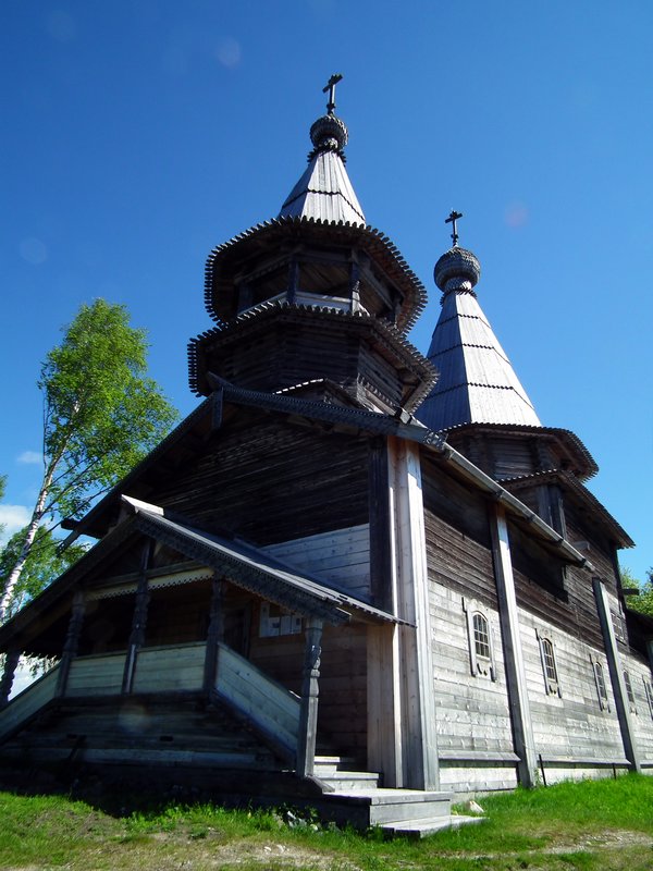 The church in Chyolmuzhi, Karelia
