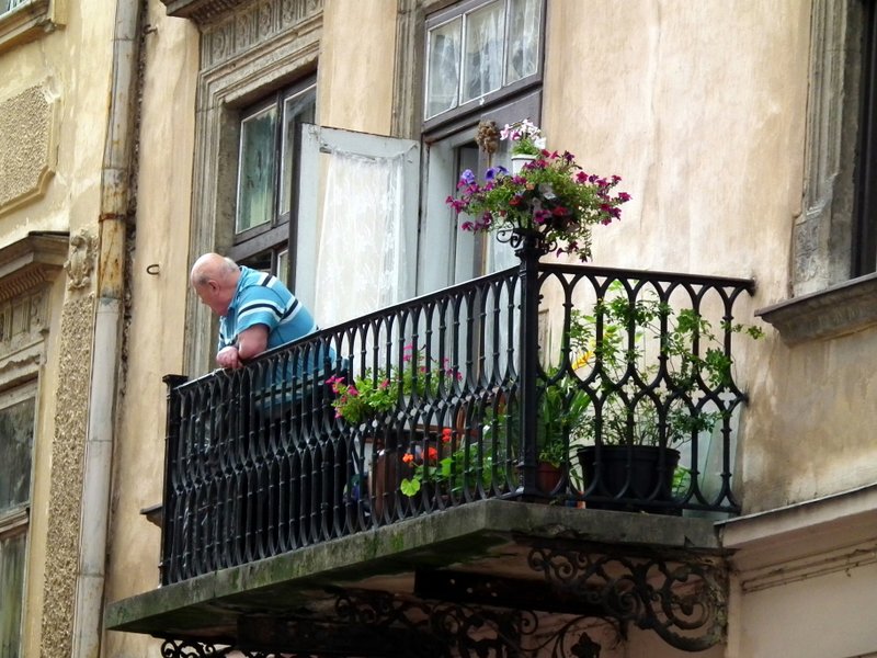 Balcony in Lviv