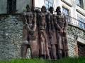 Statues at Olesko Castle, Lviv Region, Ukraine