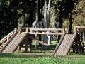 Wooden children's playground in Uglich