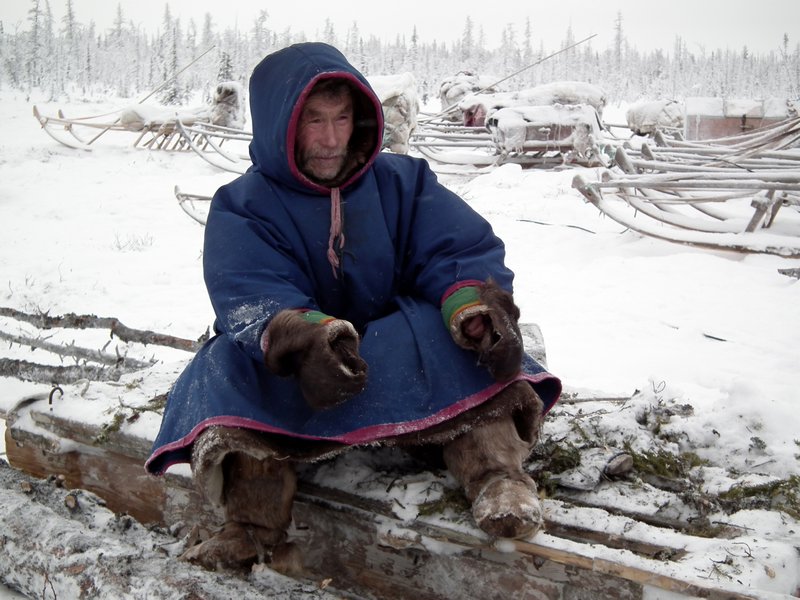 Achemboy, a Nenets man, Nadym Region, Siberia