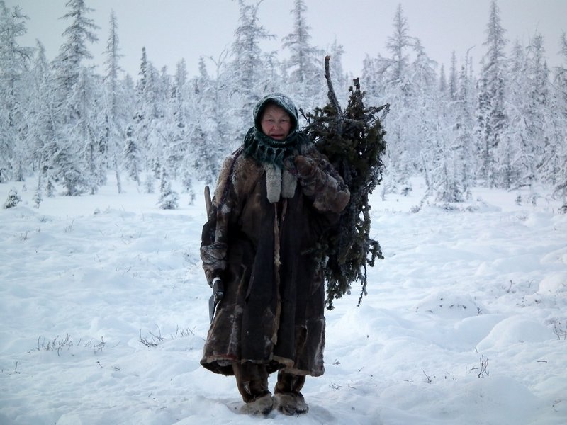A Nenets woman, Nadym Region, Siberia