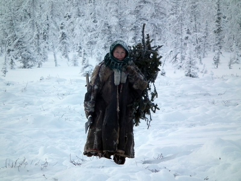 A Nenets woman, Nadym Region, Siberia