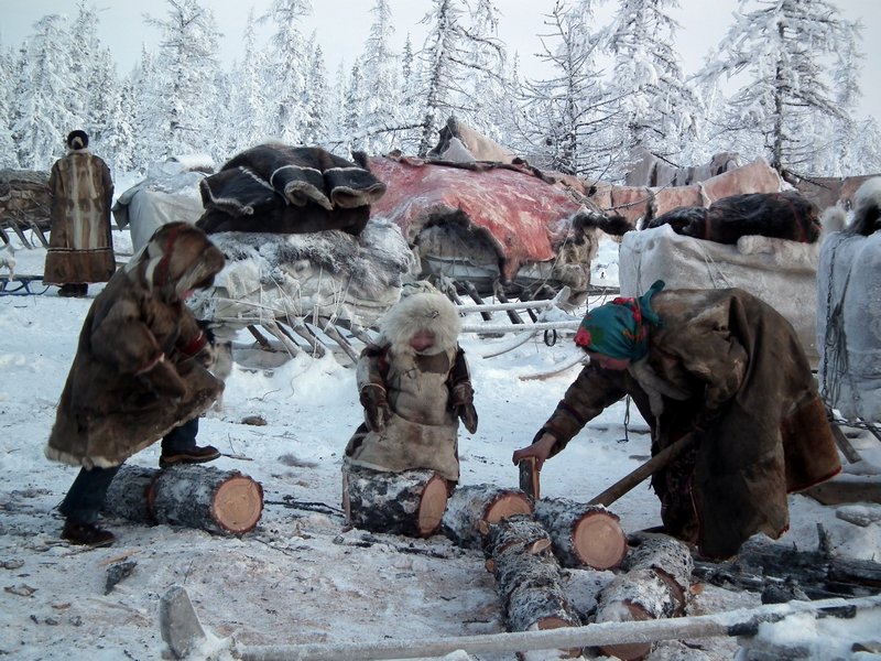 Nenets people, Nadym Region, Siberia