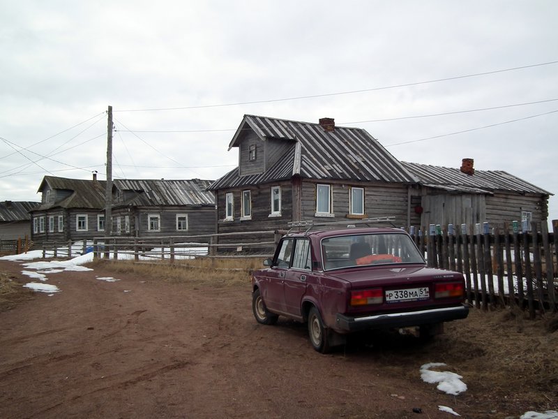Kashkarantsy. a Tersky Coast village on the White Sea, Kola Peninsula, Arctic Russia