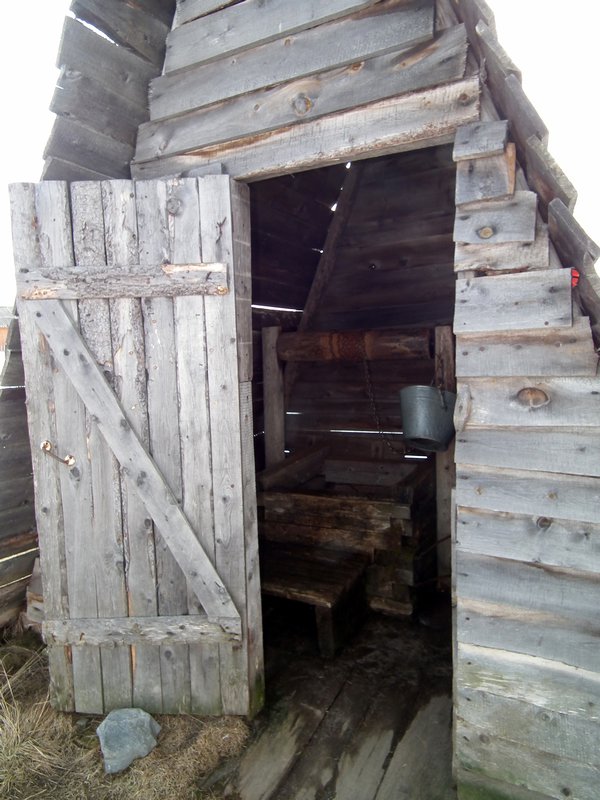 A well in Kuzreka, a Tersky Coast village on the White Sea, Kola Peninsula, Arctic Russia