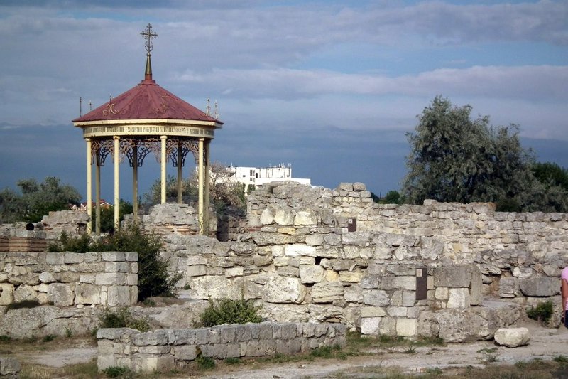 Kersones, the remains of a 2,500-year old town in Sevastopol, Crimea, Ukraine