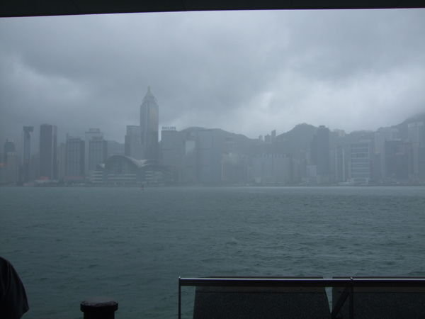 Typhoon over HongKong