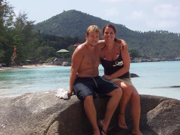 me and Phil on Koh Tao