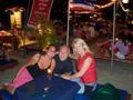 Me, mum and dad at a beach bar
