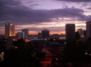Perth City at sunset