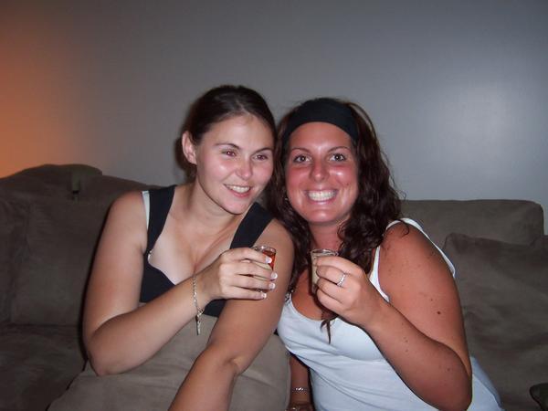 Me and Rach after a few more!