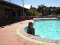 Me in the Denham Hostel pool