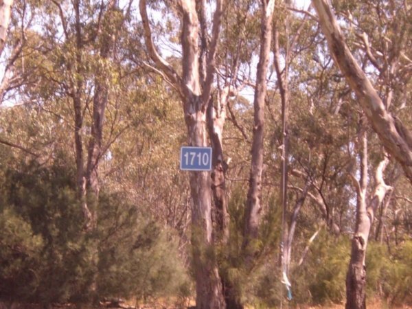 7 Murray River distance marker to the mouth of the river
