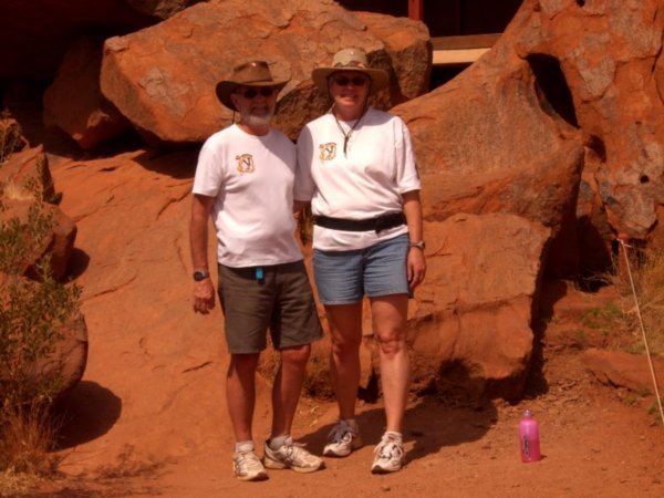 Gary & Linda at Uluru