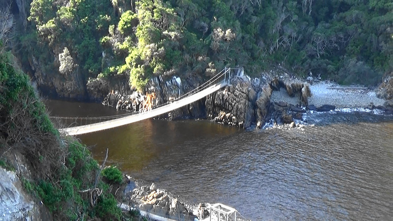 The suspension bridge,Tsitsikamma National Park