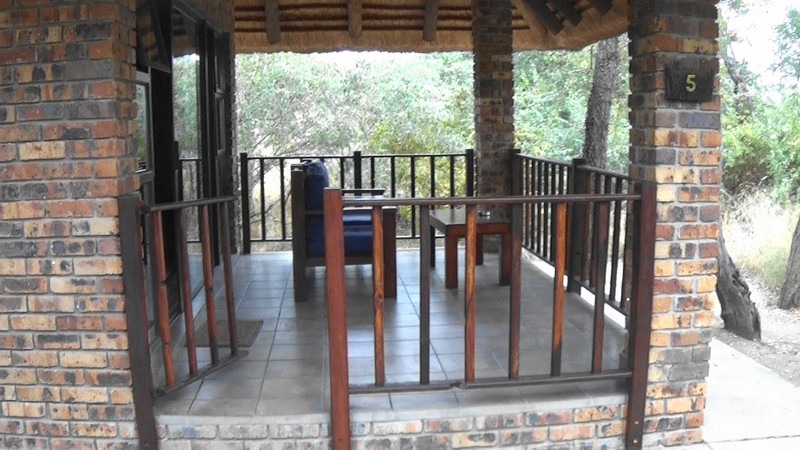 The terrace of our unit at Gomo Gomo