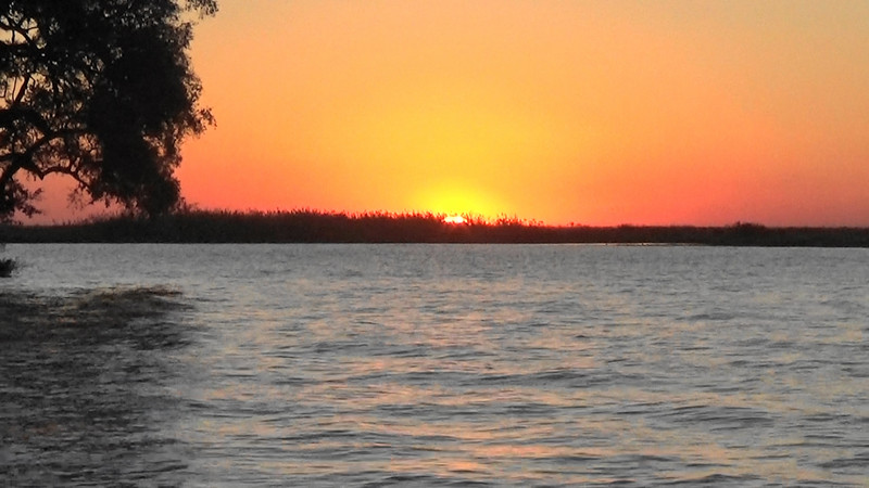 Stunning sunset,Chobe River