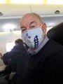 Masked and on the aeroplane to Christchurch
