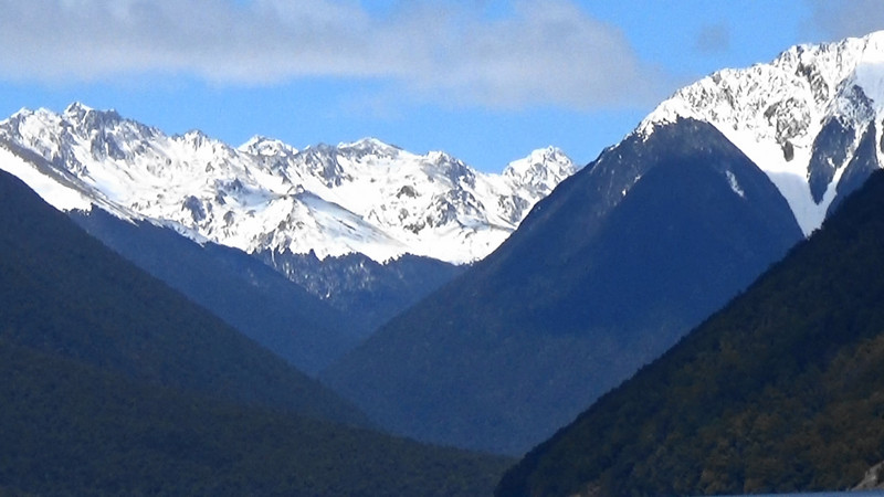 Mountains at the far end of Lake Rotoiti