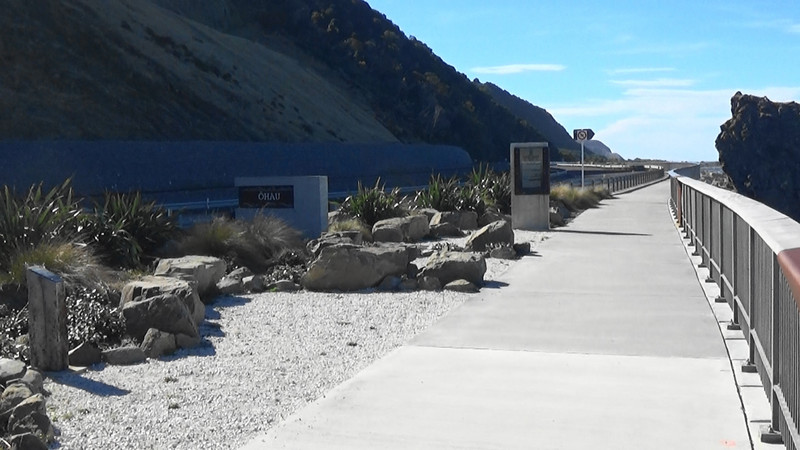 Earthquakes sometimes do produce something new and great like this parking area just north of Kaikoura overlooking the seal colony