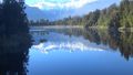 The best reflection from todays walk,Lake Mathieson