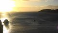 Sunrise on a windy Halfmoon Bay,Stewart Island