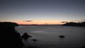 Sunrise over Mutton Bird Islands,Stewart Island