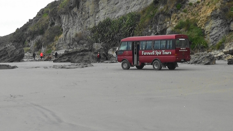The bus at Fossil Point