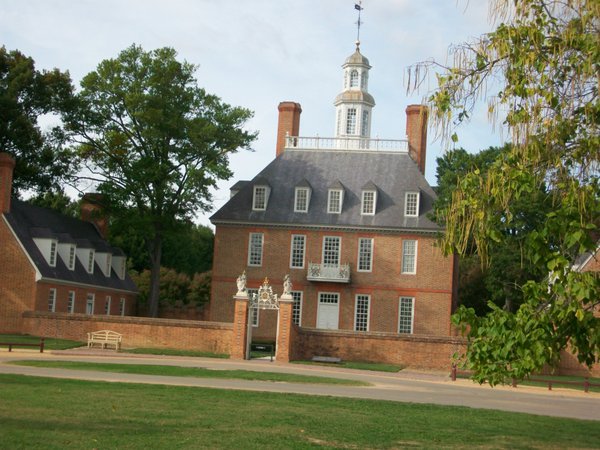 Governors mansion Colonial Williamsburg