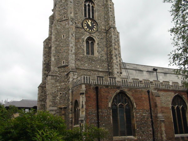 Church in centre of Chelmsford,Essex,England