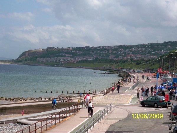 The Promenade at Colwyn Bay,North Wales